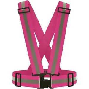 Reflective Running Belt Safety Vest One Size