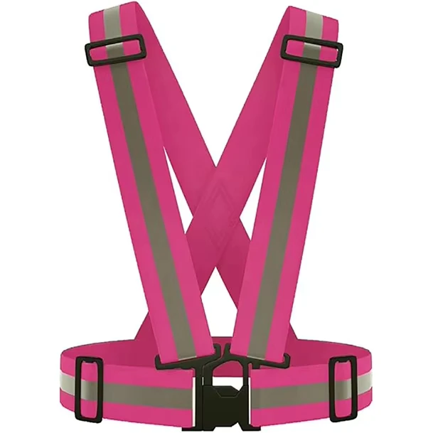 Reflective Running Belt Safety Vest One Size