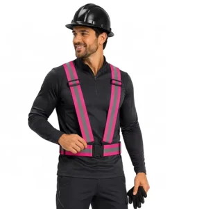 Reflective Running Belt Safety Vest One Size