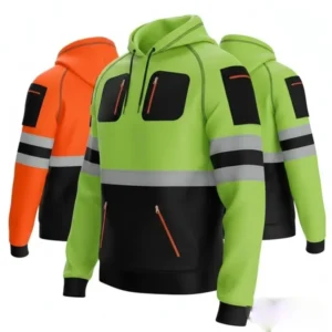 Reflective Safety High Hoody Visibility Clothing Hoodie Hi vis Strips Hi Vis Workwear Reflectives Sweatshirts