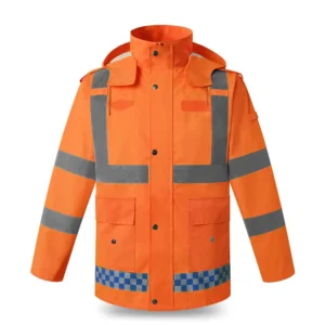 Reflective Safety Traffic Uniforms Workwear Construction Hi Vis Work Jacket