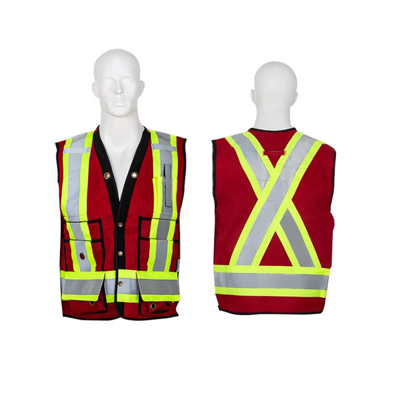 Reflective Safety Vest Construction Jacket High Visibility Hi Vis Work Security Reflector Safety Vest