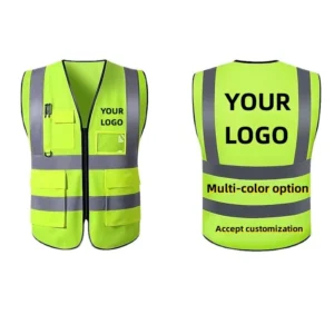 Reflective Vest Safety Vest Jacket Strip Personal Security Construction High Visibility Hi Vis Work Safety Reflective Clothing