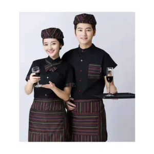 Restaurant Chef Kitchen Bib Cotton Sleeveless Aprons for Sushi Bakery Cafe Waiter Catering Food Service