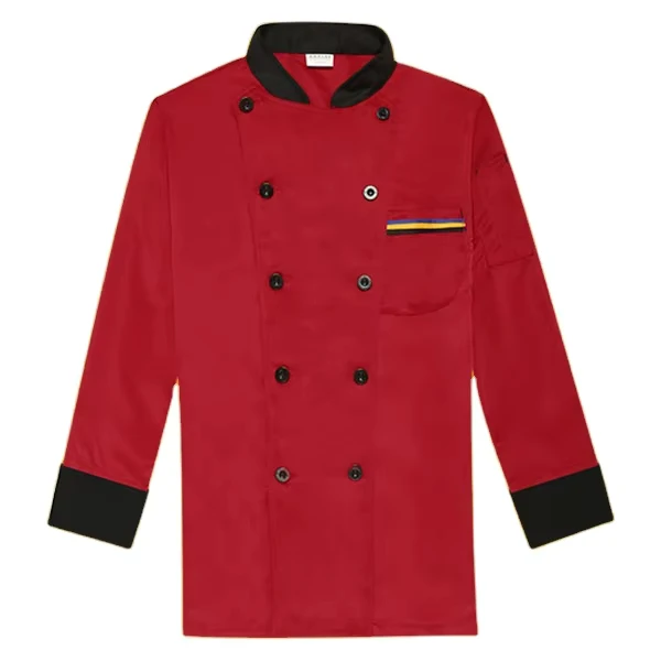 Restaurant Chef Uniform Short-Sleeve Chef Clothing for Men and Women