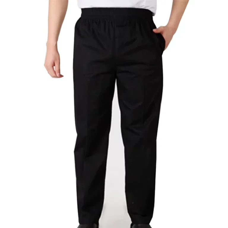 Restaurant-Chef-Working-Pants-Staff-Uniform-Chef-Pants-Kitchen-Uniform-Black
