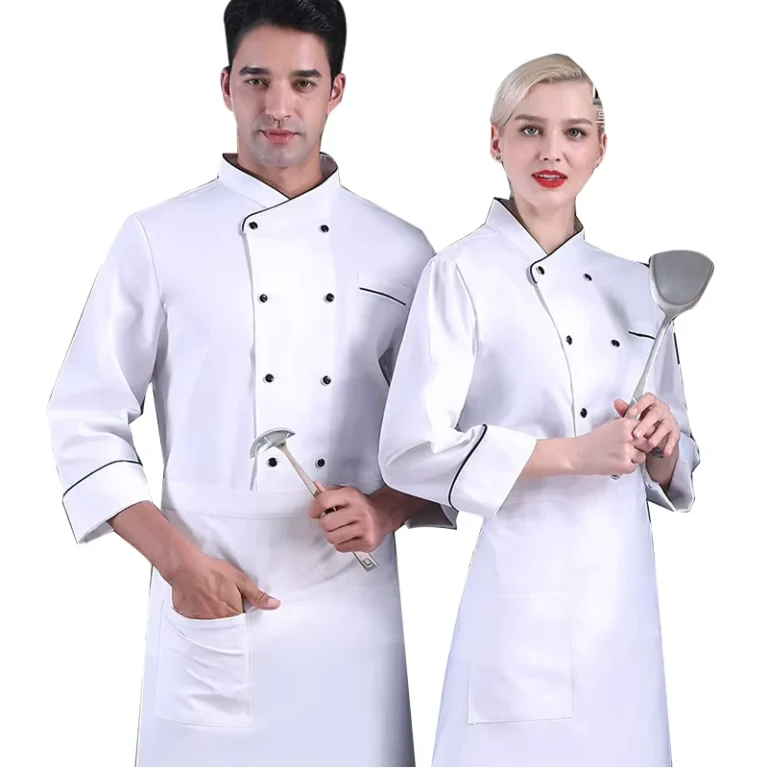 Restaurant-Hotel-Chef-Jacket-Men-Uniform-Executive-Long-Sleeves-White-Chef-Jacket