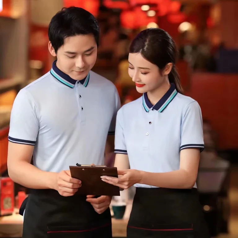 Restaurant-Waiter-Uniform-Office-Worker-Polos