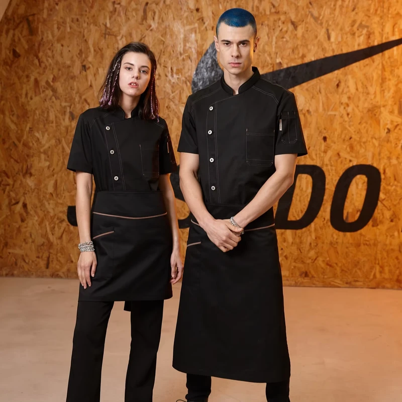 Restaurant and Hotel Waiter Uniform for Hospitality, Coffee, and Baking Services
