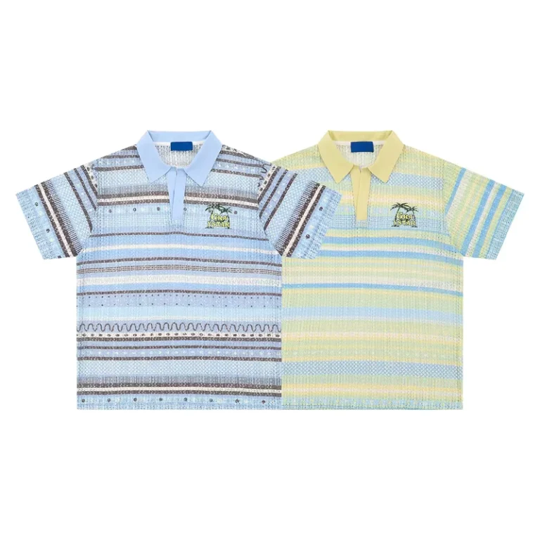 Retro-Striped-Knitted-Polo-Shirt-Short-Sleeve-Loose-Cotton-Breathable-Unisex
