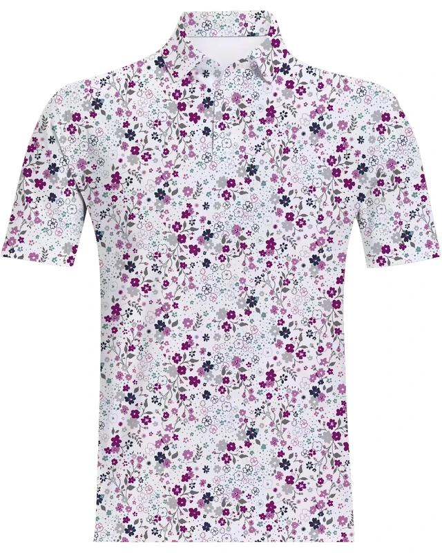 Retro-Style-Short-Sleeved-Polo-Shirt-Suitable-for-Young-Adults-with-Breathable-Fabric-and-a-Logo-Printed-Collar-T-Shirt