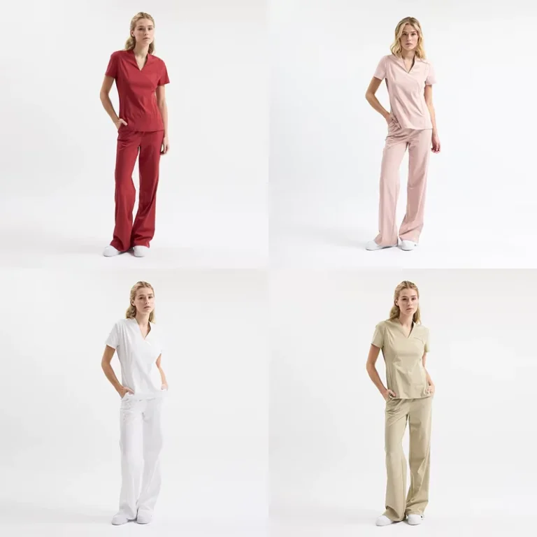 Reusable-Washable-Stretch-Healthcare-Scrub-Uniform-Set-for-Hospital-and-Dental-Clinic