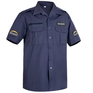 Rip stop Half Sleeve Security Uniform Shirt Security Guard Uniform Shirt Security Guard Uniform With Pocket for Summer