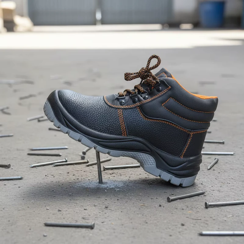 Road Safety Industrial Grade Men Women Safety Shoes Steel Toe Waterproof Leather Work Safety Anti Slip Footwear