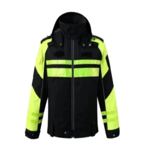 Road Workwear ANSI Class 2 Waterproof Customized Logo Cotton Padded Coat Uniforms Hi Vis Reflective Safety Vest Zhejiang