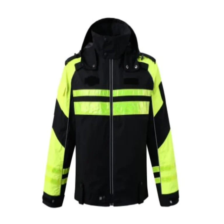 Road-Workwear-ANSI-Class-2-Waterproof-Customized-Logo-Cotton-Padded-Coat-Uniforms-Jacket-Reflective-Safety-Vest