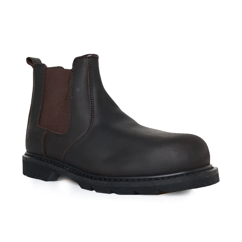 Rocklander Steel Toe Foot Protection Chelsea Boots Factory Construction Safety Unisex Work Industrial
