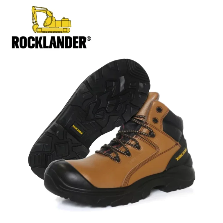 Rocklander-Waterproof-PU-Sole-Professional-Work-Safety-Boots-Construction-Worker-Anti-smashing-Steel-Toe