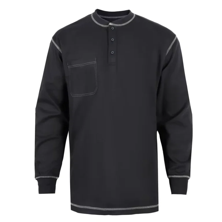 Ropa-De-Seguridad-Fire-Resistant-Modacrylic-FR-Shirt-Antistatic-FR-Industrial-Garments-For-Oil-Gas-Energy-Shirt