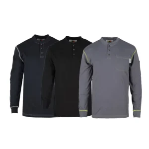 Ropa De Seguridad Fire Retardant Shirt Cotton 200 GSM FR Workwear Industry Uniform Welder Clothes Work Shirts