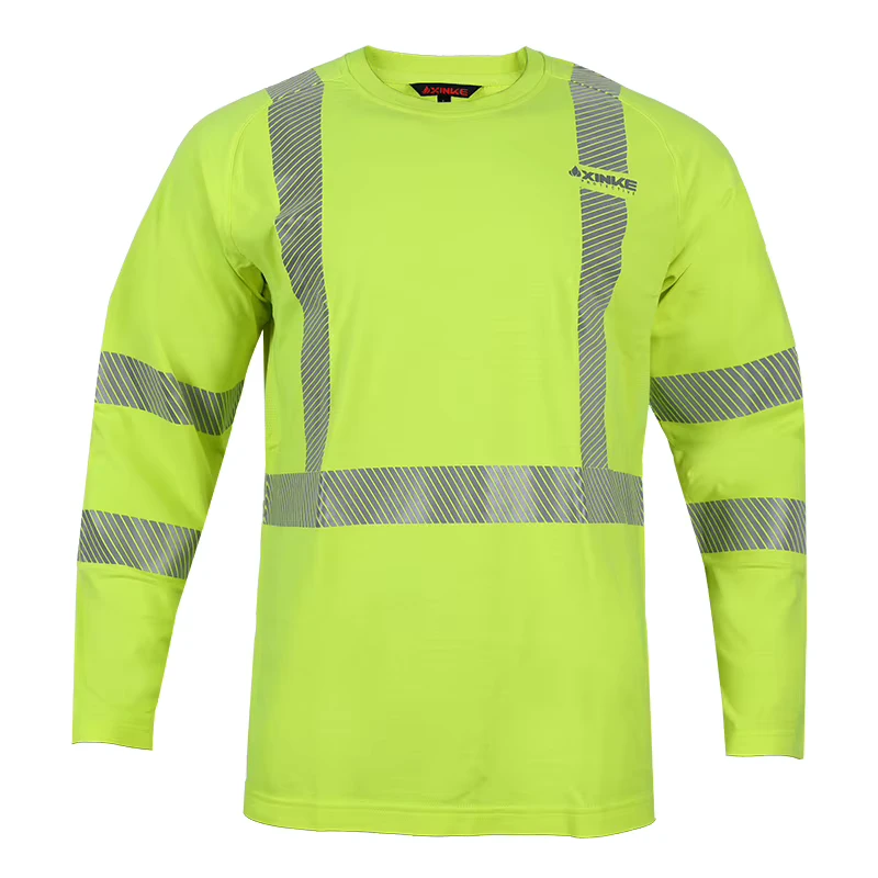 Ropa Ignifuga Customized Work Out Shirts Safety Arc Rated Hi Vis Work Fireproof T Shirt