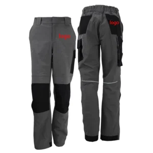 Rugged Multi-Pocket Work Pants With High-Performance Abrasion-Resistant Nylon And Spandex Fabric Work Pants