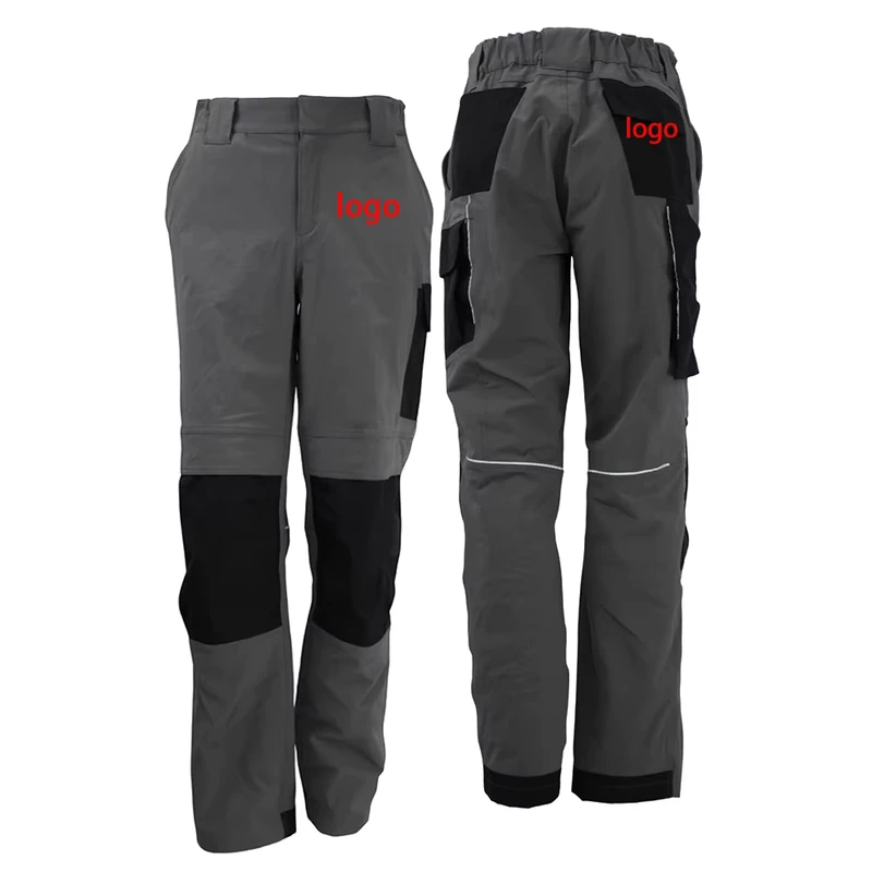 Rugged Multi-Pocket Work Pants With High-Performance Abrasion-Resistant Nylon And Spandex Fabric Work Pants