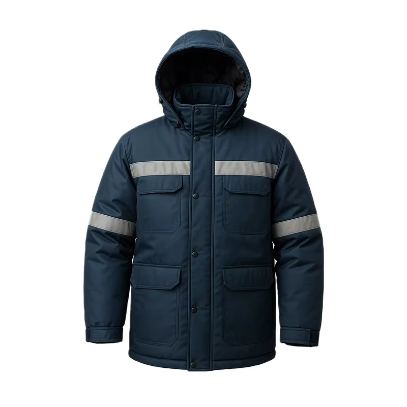 Russia Thick Windproof and Keep Warm Fleece Jackets Protective Worker Winter Insulated Jacket