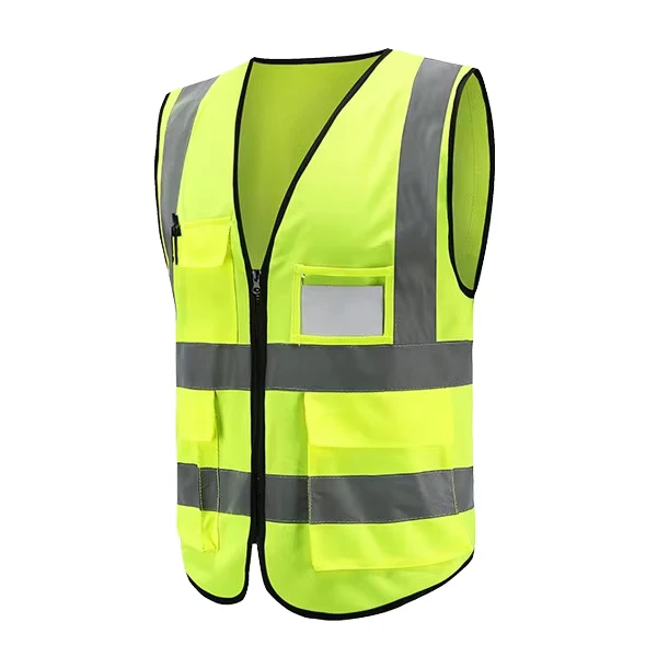 S-4XL CE Hi Vis Reflective Safety Security Motorcycle Vest Breathable Multi-Pockets Jacket