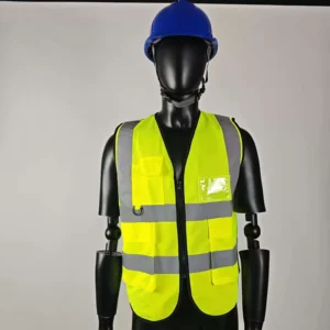S-5xL Reflective Clothing Volunteer Construction Vest Gear High Visibility Hi Vis Work Security Road Reflector Safety Vest