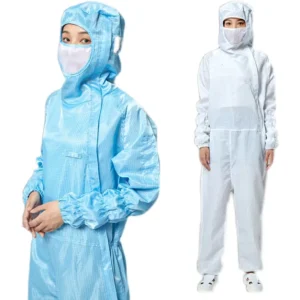 S-7XL Japan Conductive Fiber Anti-static Cleanroom Work Clothes Smock Jumpsuit ESD