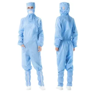 S 7XL Washable Dust free Coverall Reusable Clothes Antistatic Cleanroom ESD Garment