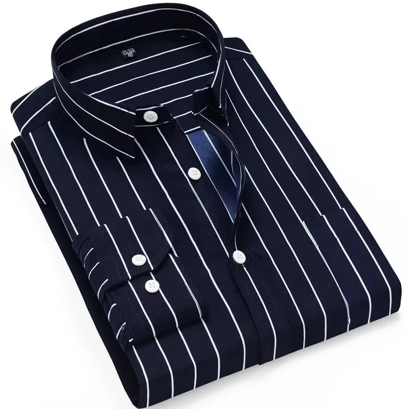 S QFZ3276 Non ironing Shirt Men Autumn Casual Large Size