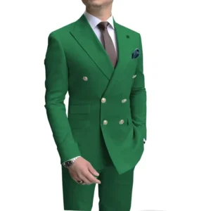 S2252R New Custom Green Design Simple Fashion Professional High end Hot Selling Temperament Suit