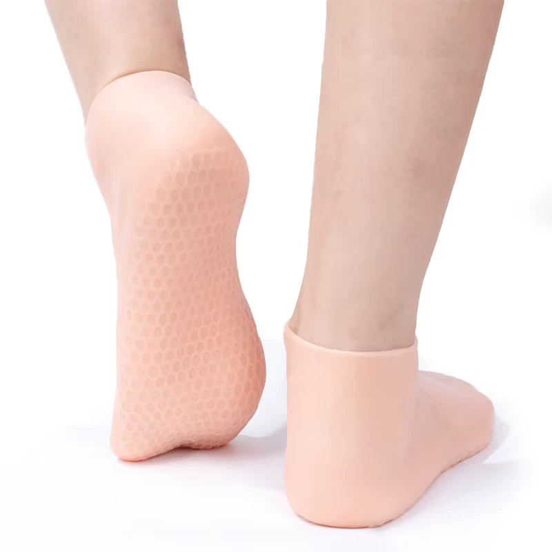 SEBS Sports Comfort Insoles Elastic Foot Protection Socks Exfoliating Skin Rejuvenation Softening Dry Cracked Feet Anti Slip