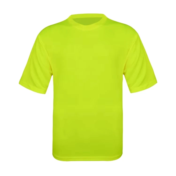 SMASYS Waterproof Fluorescent Polyester Plus Size High Visibility Safety Shirt with Custom Logo
