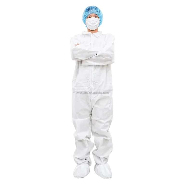 SMMS-Disposable-Protective-Coverall-White-Basic-Collared-Medical-Grade-ISO-CE-Certified-Adult-Protective-Suit