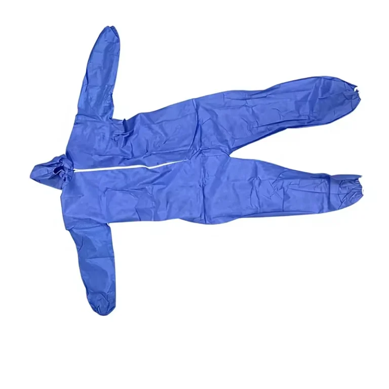 SMS-Non-Woven-Coverall-Anti-Static-Breathable-Dust-Proof-Light-Chemical-Splash-Protection-with-Elastic-Ankles