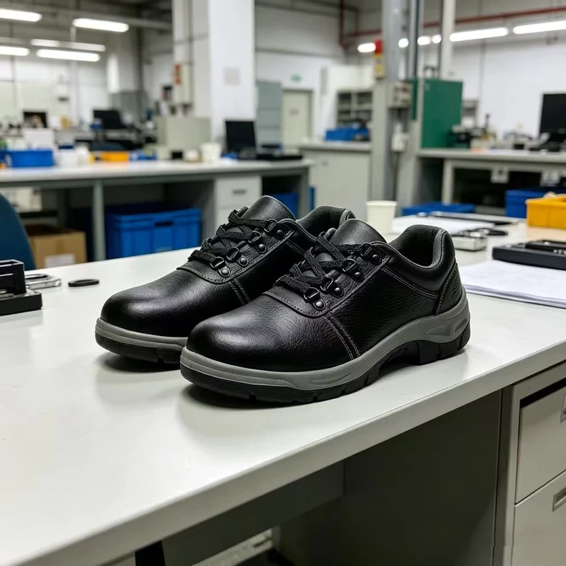 SOLID STONE Steel Toe Work Shoes Anti Smash Anti Puncture Slip Resistant Waterproof Lightweight Safety Footwear Industrial