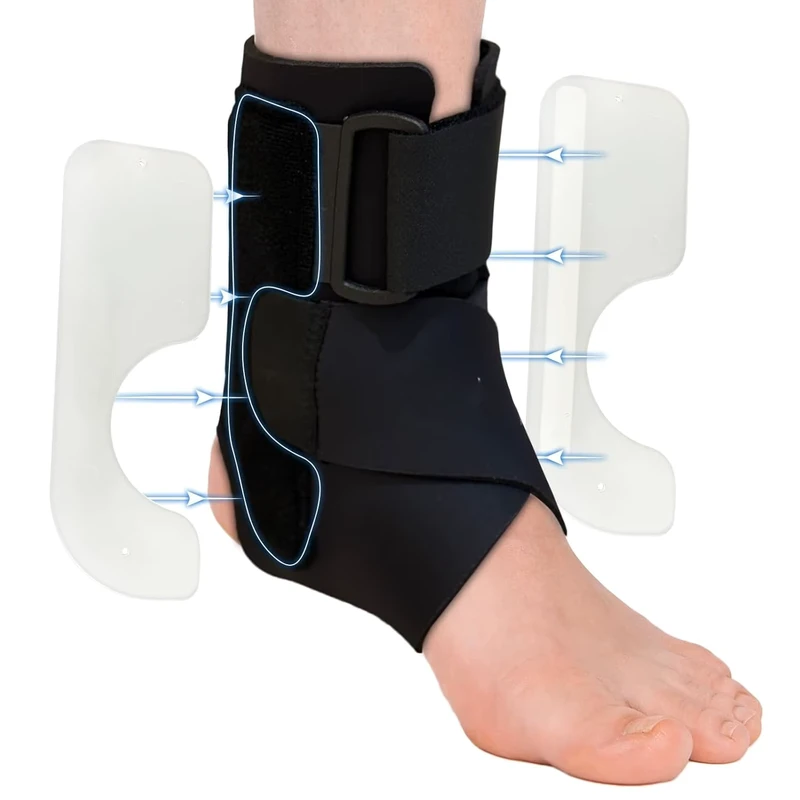 Safety Athletic Neoprene Ankle Wraps Protector Support Basketball Ankle Brace Support Compression Sleeves Foot Pain Sprained