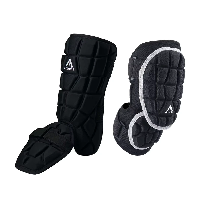 Safety Batters Baseball Unisex Foot Protector Hitters Softball Foot Guard Protector Elbow Guard Set