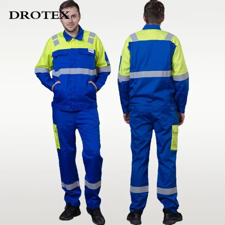 Safety-Clothing-FR-Hivis-Reflective-Electrician-Mining-Oil-Gas-Workwear-Jacket-Pants-Work-Clothes-Suits-for-Safety