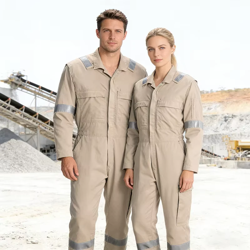 Safety Clothing Machine Worker Jumpsuit Uniform Suits Workwear Overalls Flame Fire Retardant FR Coverall