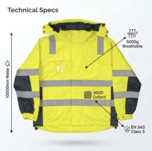 Safety Coat Anti Static FR Jacket Safety Reflective Jacket Flame Retardant Workwear with Flame Retardant Quilted Lining
