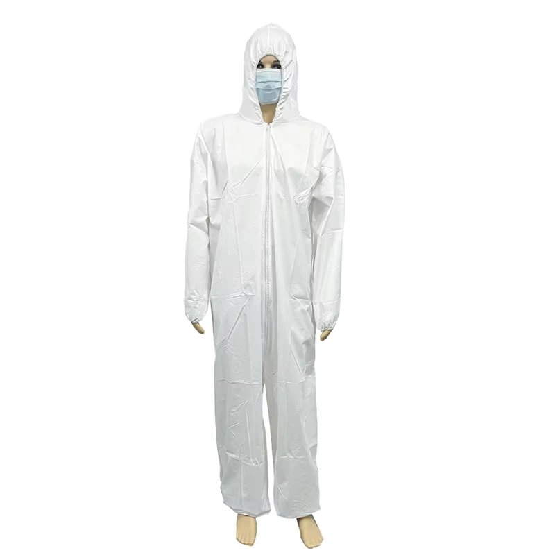 Safety Equipment Class II Industrial Work Protective Coveralls CE Certified ISO13485 Model DM2013002 Hood Long