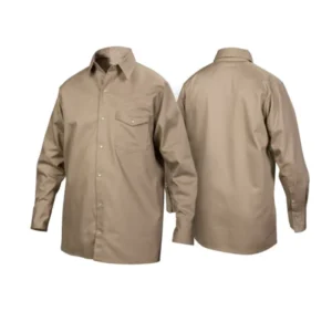 Safety Mens Fire Retardant FR Welding Shirt with Poly Cotton Fabric and Custom Logo