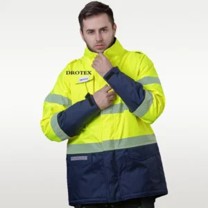 Safety Protective Clothing Waterproof Fire Resistant Cold Weather Hi Vis FR Clothes Jacket