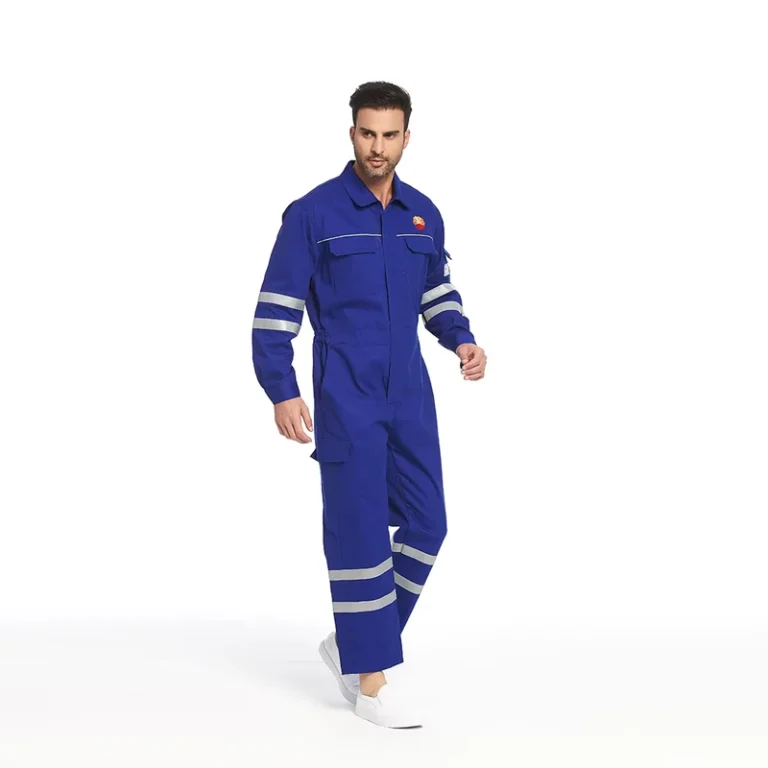 Safety-Protective-Fireproof-Flame-Retardant-100-Cotton-Red-Work-Coveralls