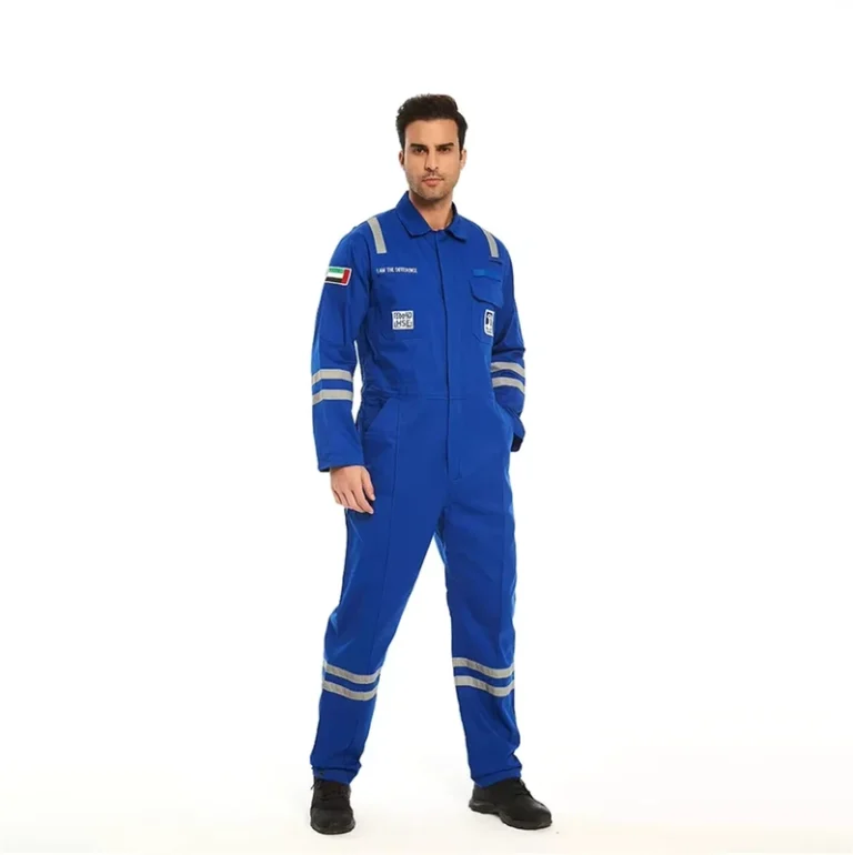 Safety-Reflective-Coverall-Jumpsuit-Work-Suit-FR-Clothing-Flame-Fire-Resistance-Uniforms-FRC-Workwear-Hi-Vis-Worksuit