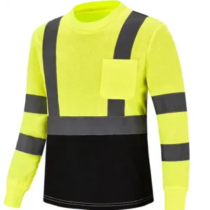Safety T Shirt Reflective High Visibility Hi Vis Long Sleeve T Shirt